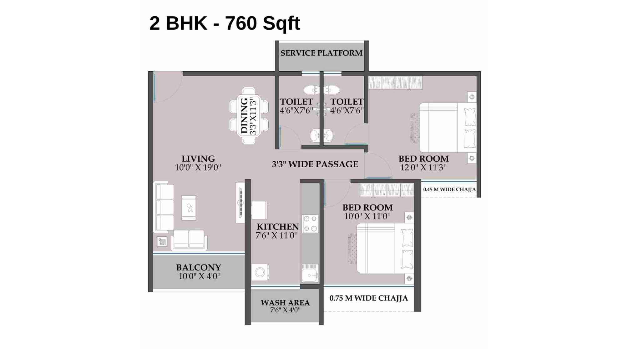 Shakti-One-Luxuria-Floor-Plan-2-BHK-760-Sqft
