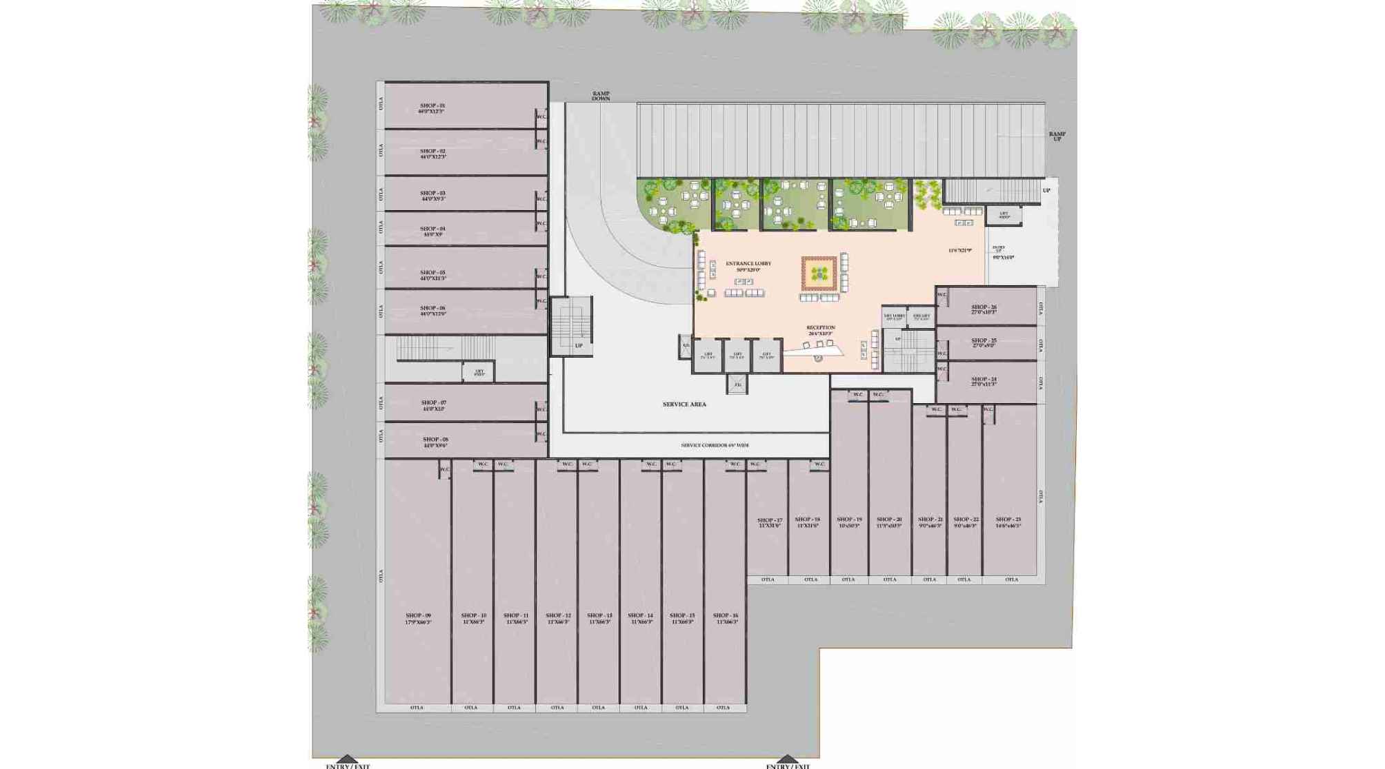 Shakti-One-Luxuria-Floor-Plan-Ground-Level