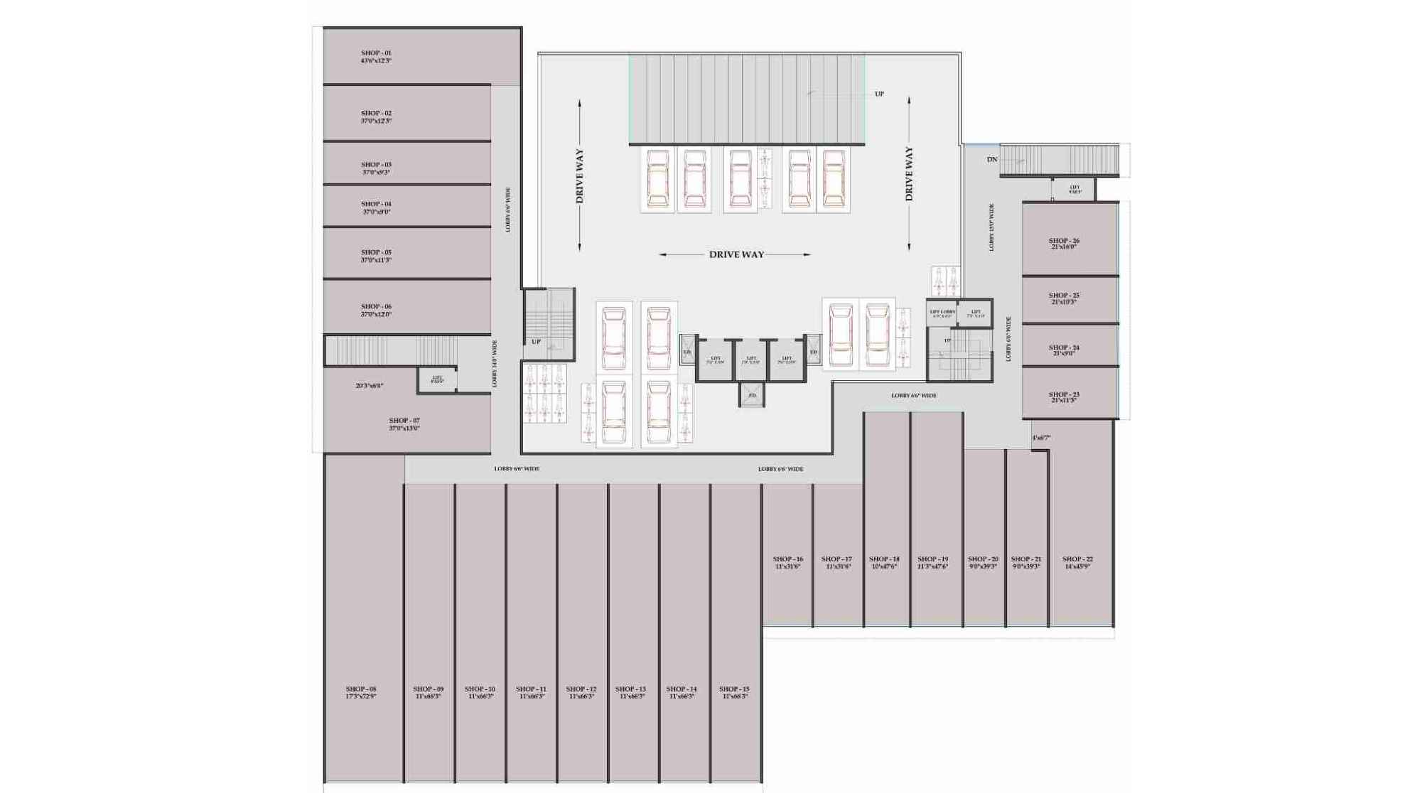 Shakti-One-Luxuria-Floor-Plan-Shops